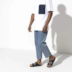 Arizona Soft Footbed Oiled Leather Blue