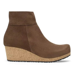 Ebba Suede Leather Dark Tea