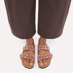 Arizona Rivet Suede Leather