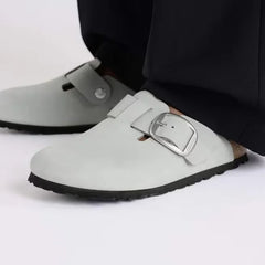 Boston Big Buckle Nubuck Leather