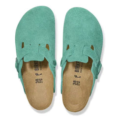 Boston Suede Leather Digital Green