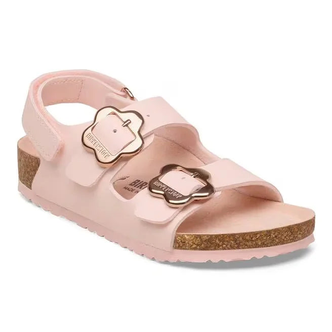 Milano Flower Buckle Kids Birko-Flor