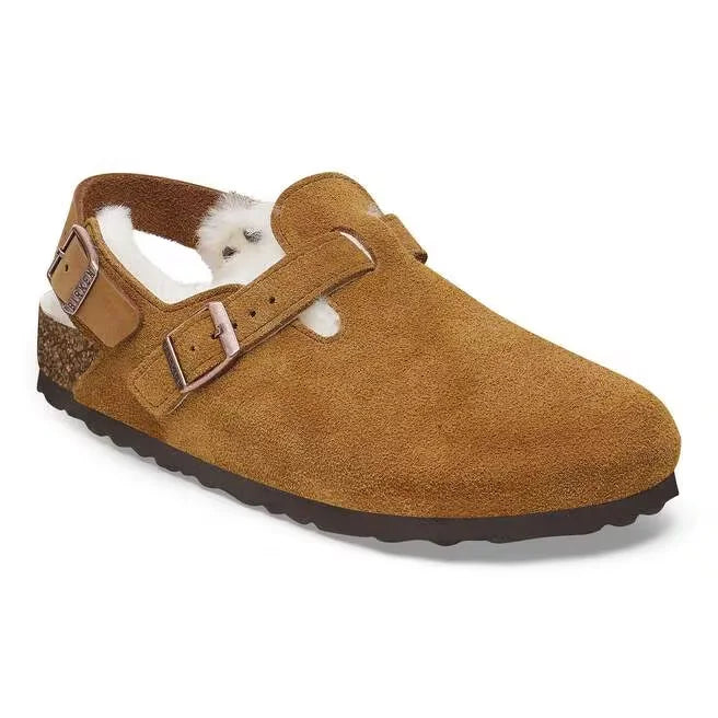 Tokio Shearling Suede Leather