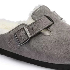 Boston Shearling Suede Leather