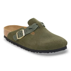 Boston Braided Suede Leather Thyme