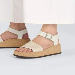 Glenda Raffia Natural Leather/Synthetics