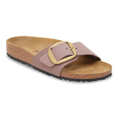 Madrid Big Buckle Nubuck Leather Faded Purple
