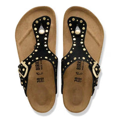 Gizeh Rivet Suede Leather