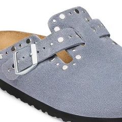 Boston Rivet Suede Leather