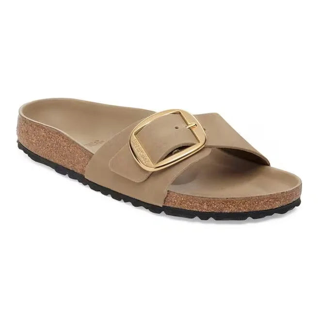 Madrid Big Buckle Natural Leather Oiled