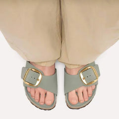 Madrid Big Buckle Natural Leather Oiled
