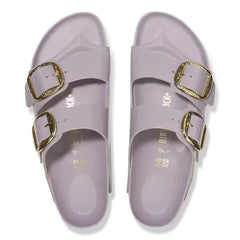 Arizona Hammered Big Buckle Natural Leather Patent High-Shine Faded Purple