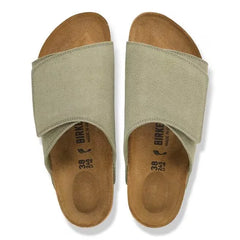 Solana Suede Leather Faded Khaki