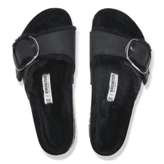Madrid Big Buckle Shearling Natural Leather Oiled