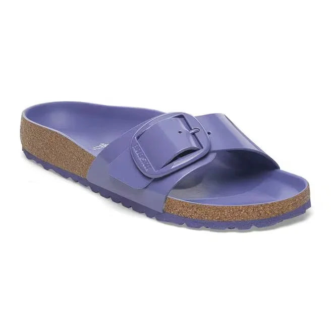 Madrid Big Buckle Natural Leather Patent