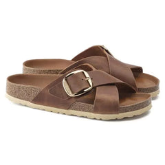 Siena Big Buckle Natural Leather Oiled