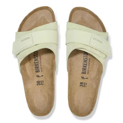 Oita Suede Leather Faded Lime