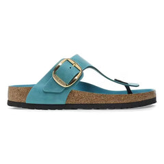 Gizeh Big Buckle Oiled Leather Biscay Bay