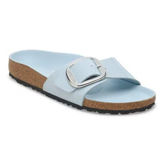 Madrid Big Buckle Natural Leather Patent