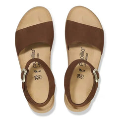 Glenda Nubuck Leather Dark Tea