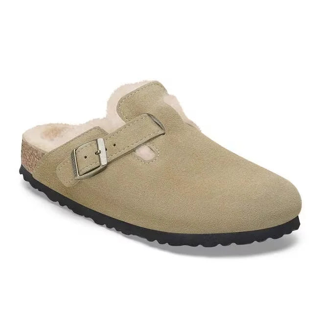 Boston Shearling Suede Leather