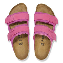 Uji Nubuck-Suede Leather Fuchsia Tulip