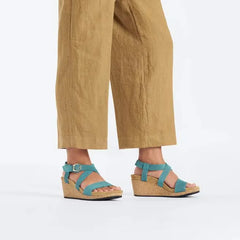 Sibyl Ring-Buckle Nubuck Leather Embossed