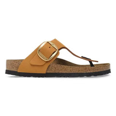 Gizeh Big Buckle Nubuck Leather Burnt Orange