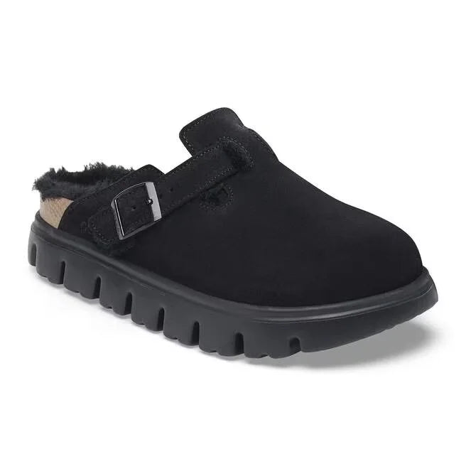 Boston PAP Chunky Shearling Suede Leather