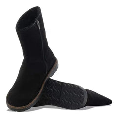 Uppsala Zip Shearling Suede Leather