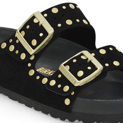 Arizona Rivet Suede Leather