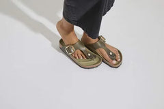 Gizeh Big Buckle Natural Leather Oiled