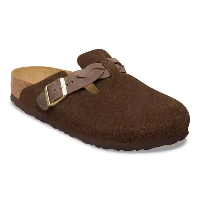 Boston Braided Suede Leather