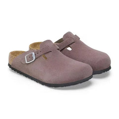 Boston 2.0 Kids Suede Leather Faded Purple