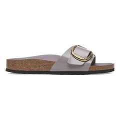 Madrid Hammered Big Buckle Natural Leather Patent High-Shine Faded Purple