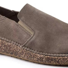Callan Suede Leather Gray Taupe
