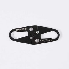 Maharishi Pack Nubuck Leather-Textile Black