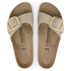 Madrid Big Buckle Natural Leather Nubuck