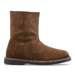 Uppsala Zip Shearling Suede Leather