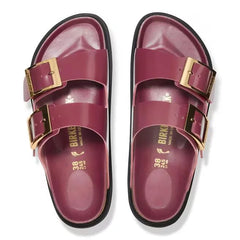 Arizona Droplet Buckle Natural Leather Patent