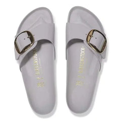 Madrid Big Buckle Natural Leather Patent