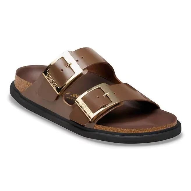 Arizona Droplet Buckle Natural Leather Patent