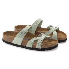 Franca Soft Footbed
 Nubuck Leather Matcha