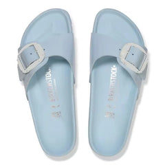 Madrid Big Buckle Pearl Natural Leather Patent