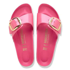 Madrid Big Buckle Natural Leather Patent
