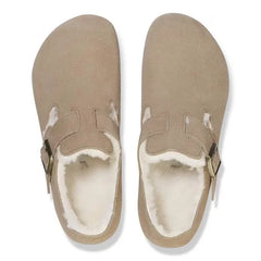 London Shearling Suede Leather