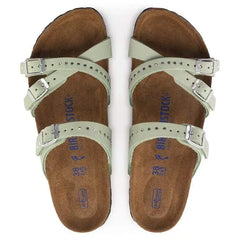 Franca Soft Footbed
 Nubuck Leather Matcha