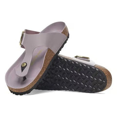 Gizeh Big Buckle Natural Leather Patent