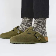 Boston Shearling Suede Leather