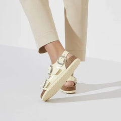 Milano Big Buckle Natural Leather Patent